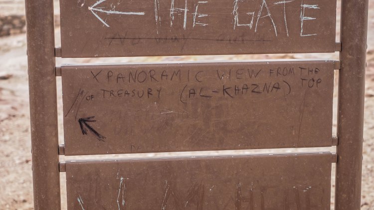 How to hike the 'Secret Trail' to above the Treasury in Petra