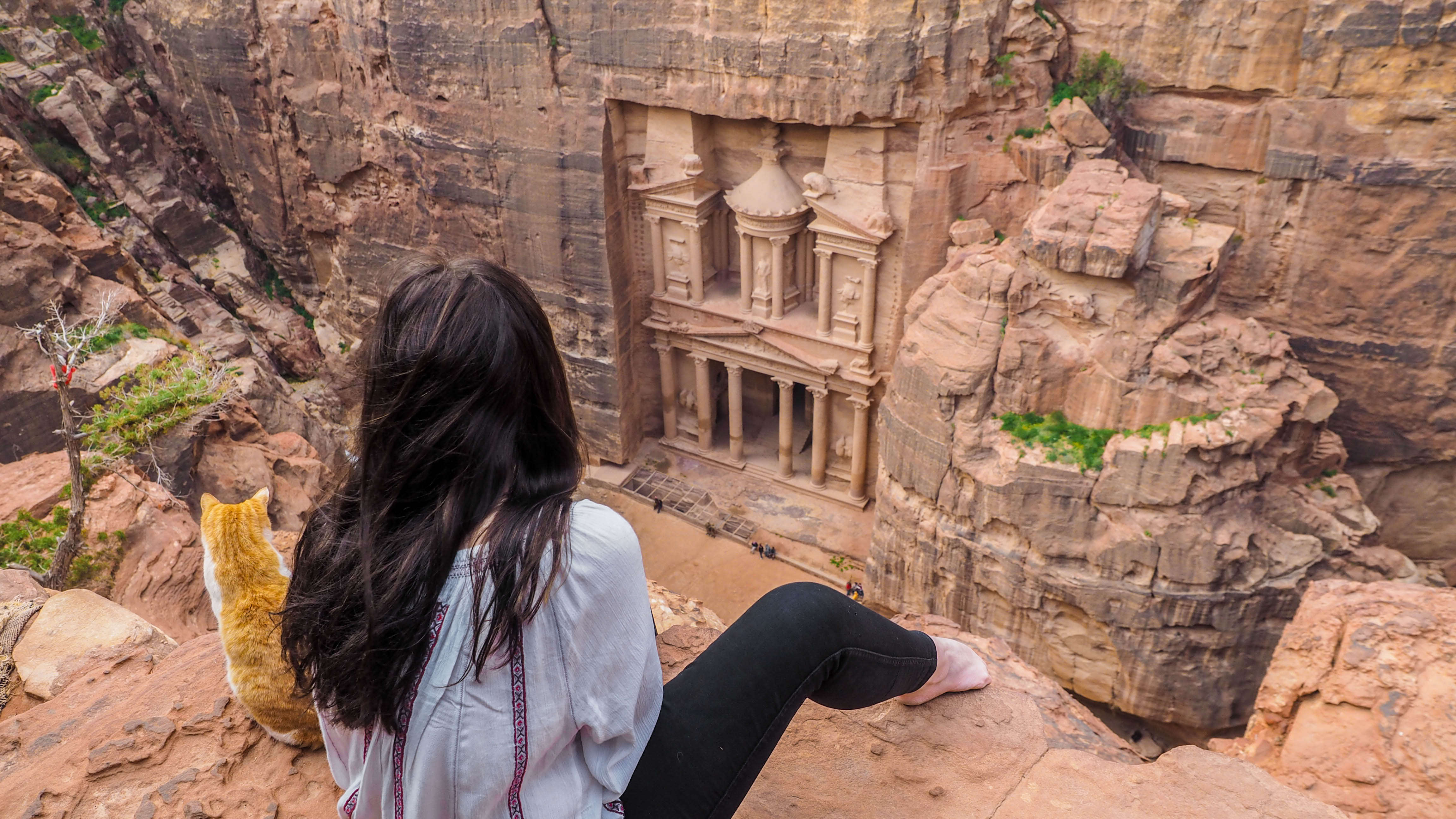 How to hike the 'Secret Trail' to above the Treasury in Petra