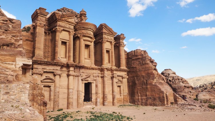 A guide and photo journal about hiking to the Monastery in Petra and why you should NEVER ride a donkey!