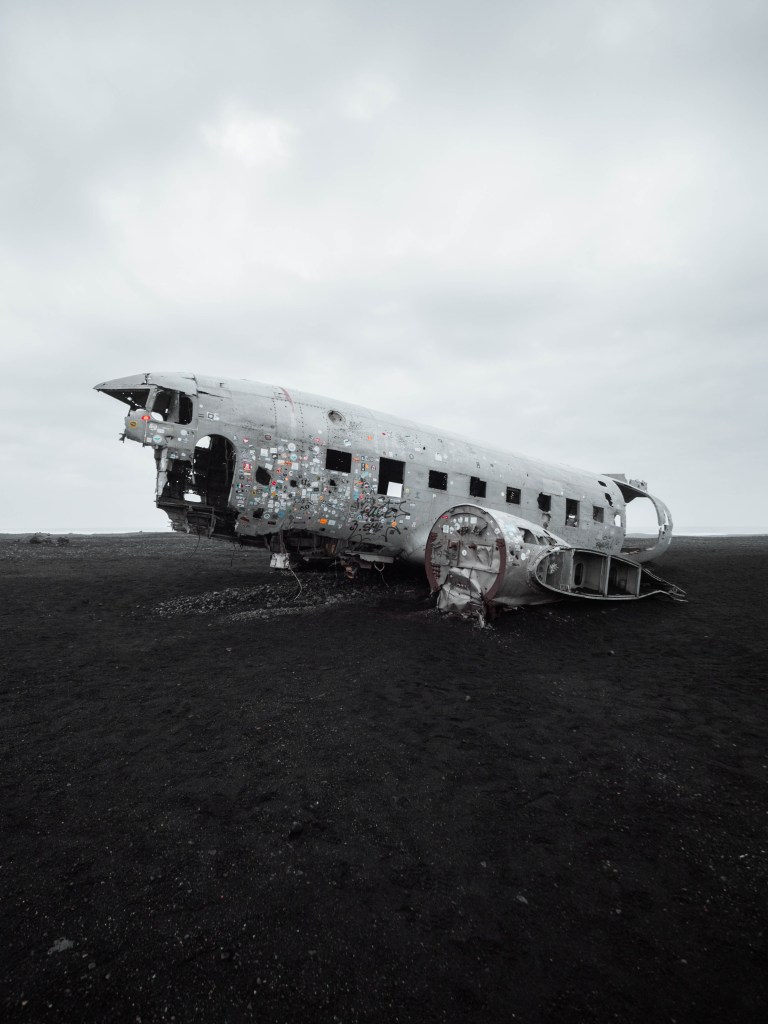 Road tripping from Skogafoss to Vik in winter