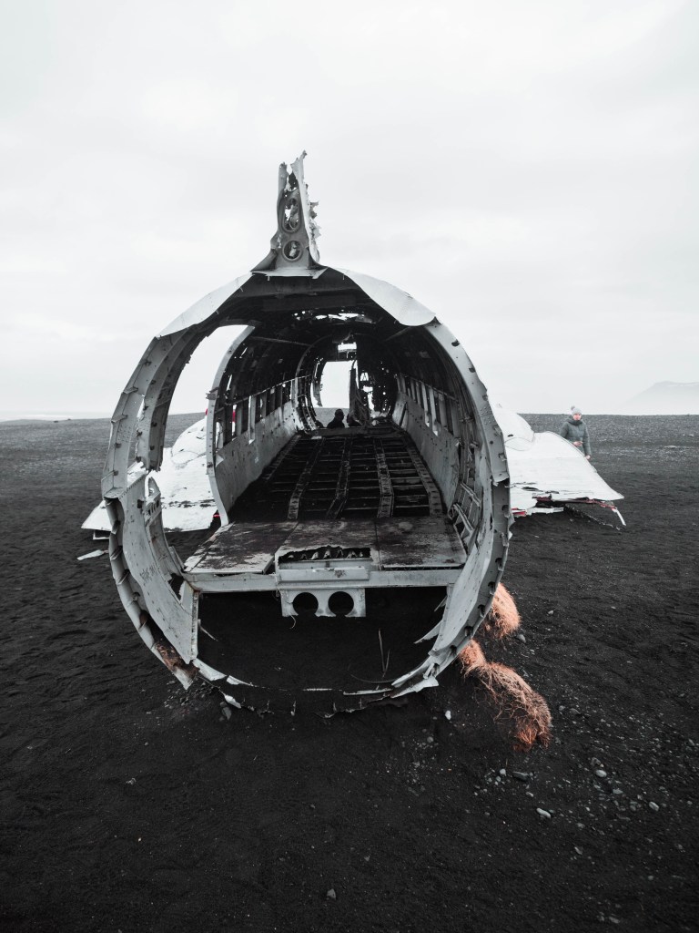 Road tripping from Skogafoss to Vik in winter