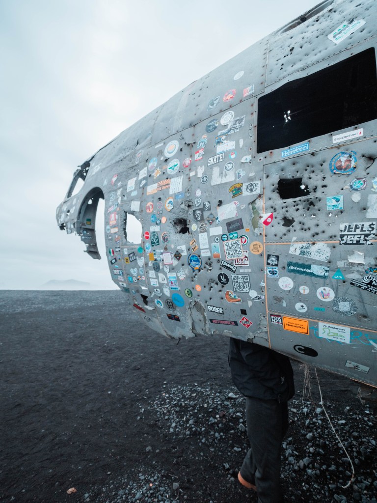 Road tripping from Skogafoss to Vik in winter