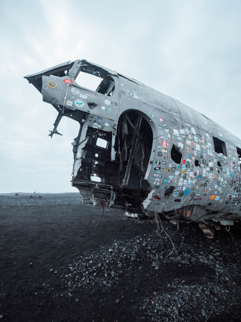 Road tripping from Skogafoss to Vik in winter