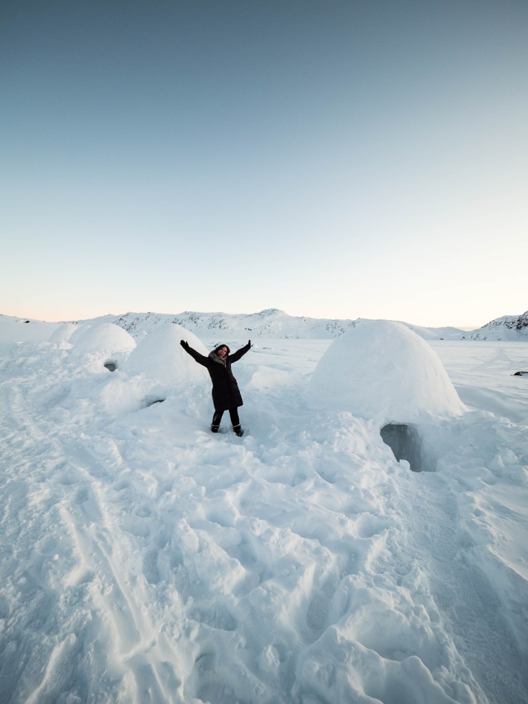 Spending a night at igloo lodge in greenland